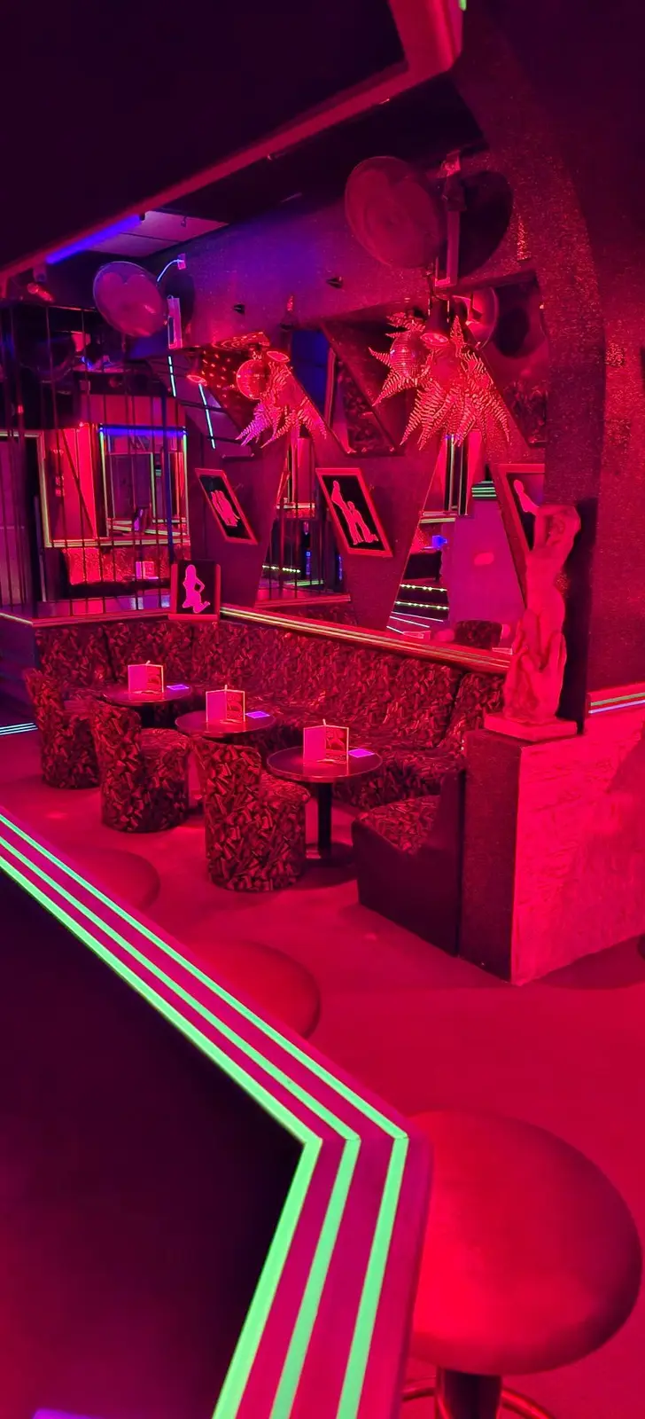 La décoration intérieure du VIP’S