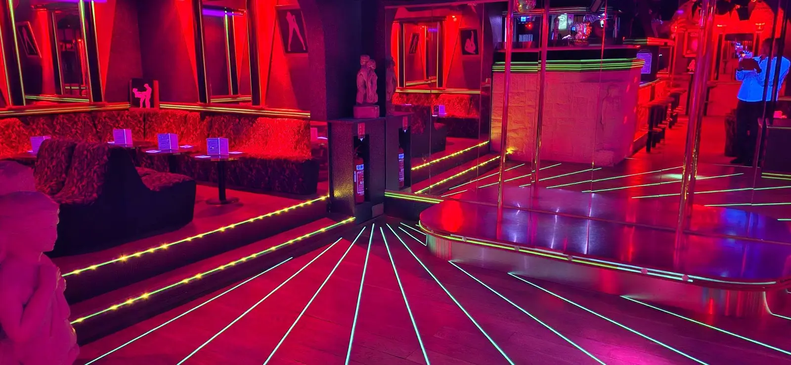 La piste de danse lumineuse du VIP’S