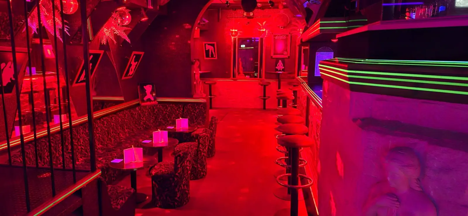 Vue générale de l’intérieur du VIP’S